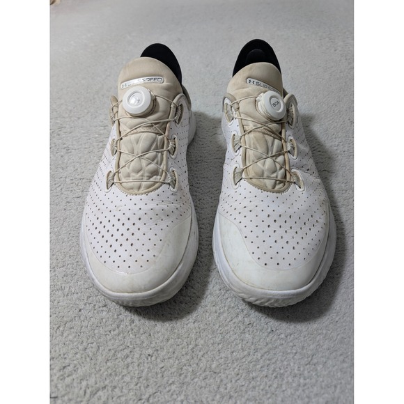 Under Armour SlipSpeed Training Shoes Mens 12 White BOA Flow 3027049-101 main image 4